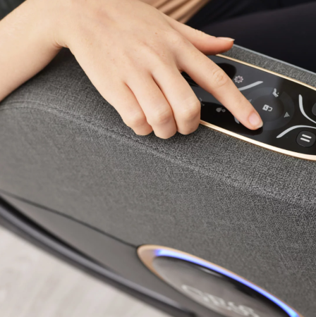 VOX массажное кресло серое